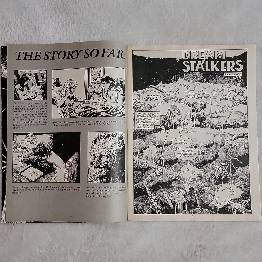 Freddy Krueger's A Nightmare On Elm Street Comic Book part 1 & 2 1989 - Picture 12 of 16